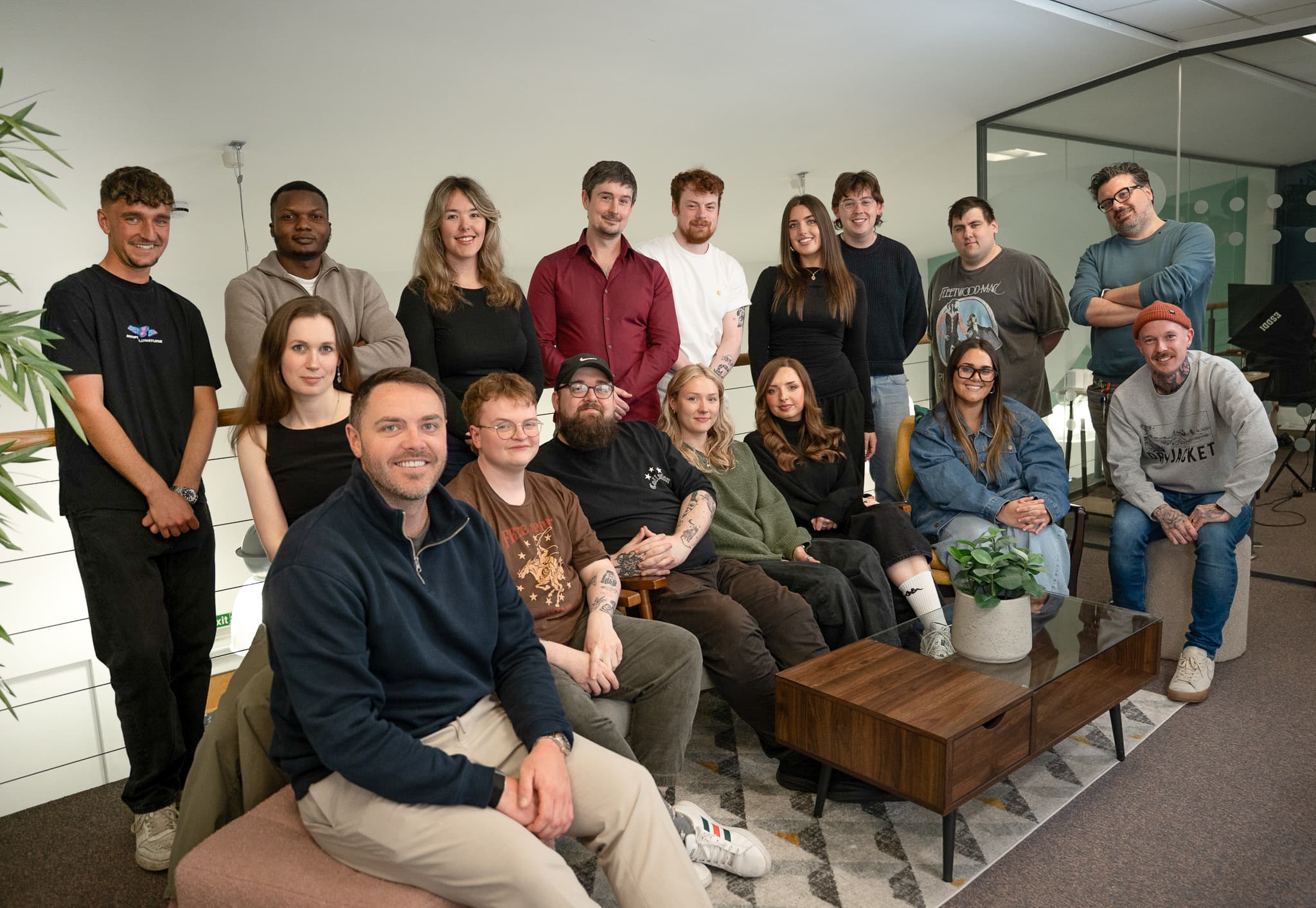 The Mira Marketing team at the Ouseburn studio, 2026