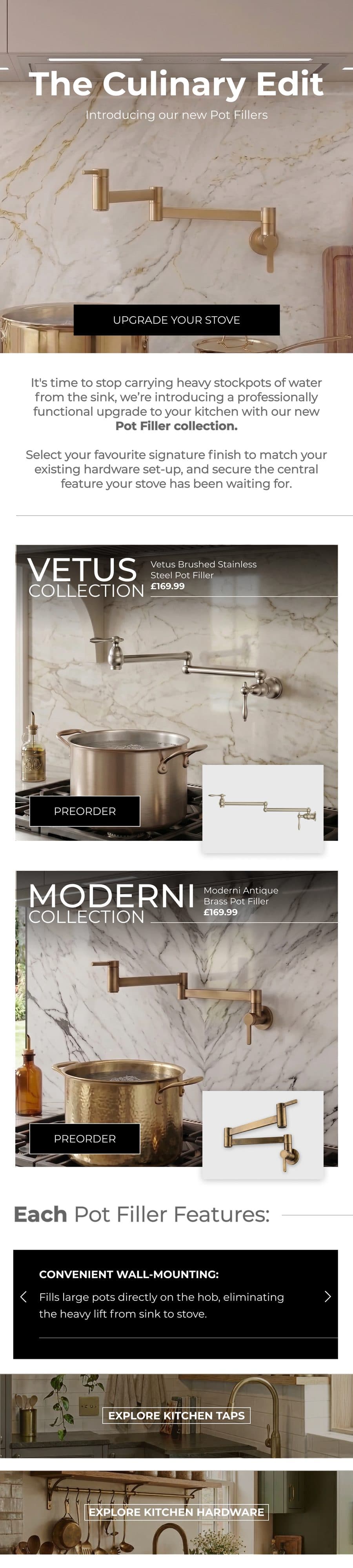 Campaign email designed for The Qualis Collection