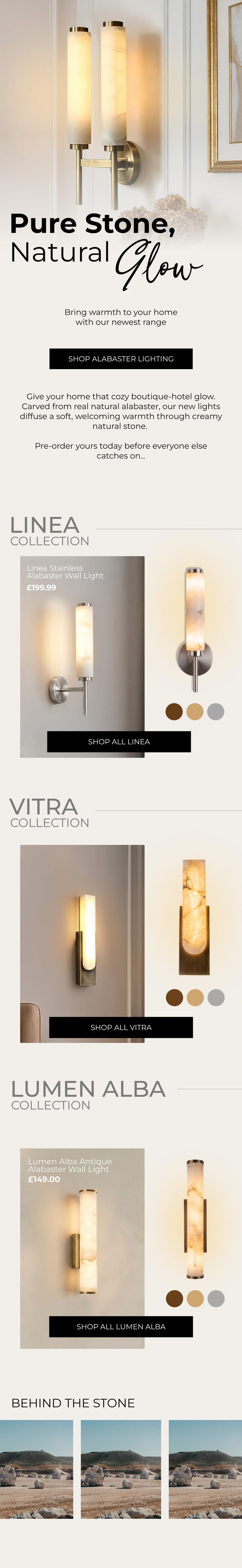 Campaign email designed for The Qualis Collection