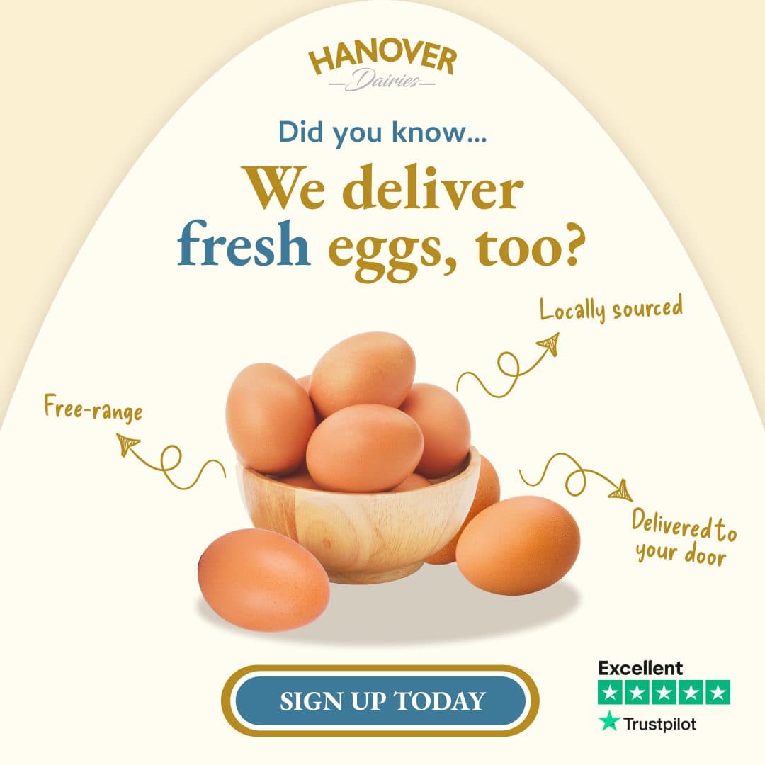 Feed ad designed for Hanover Dairies